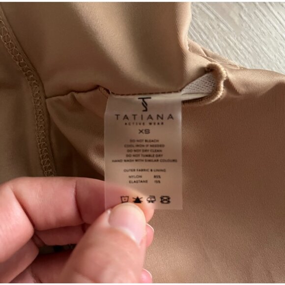 NWOT Tatiana Active Adeline Bra in Matte Beige - Picture 5 of 5